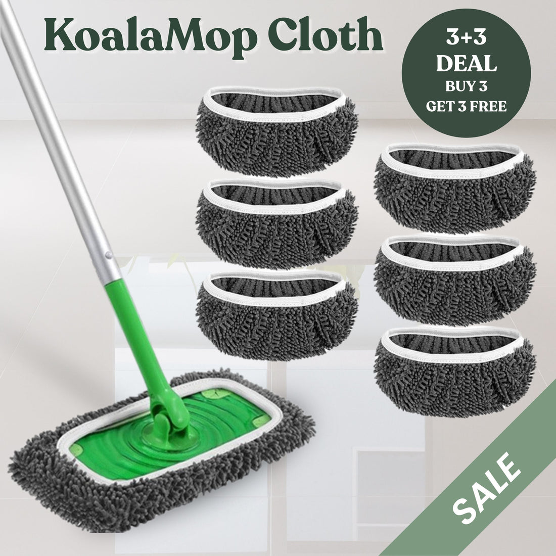 Mop – Washable & Reusable Mop Pads for Effortless Cleaning