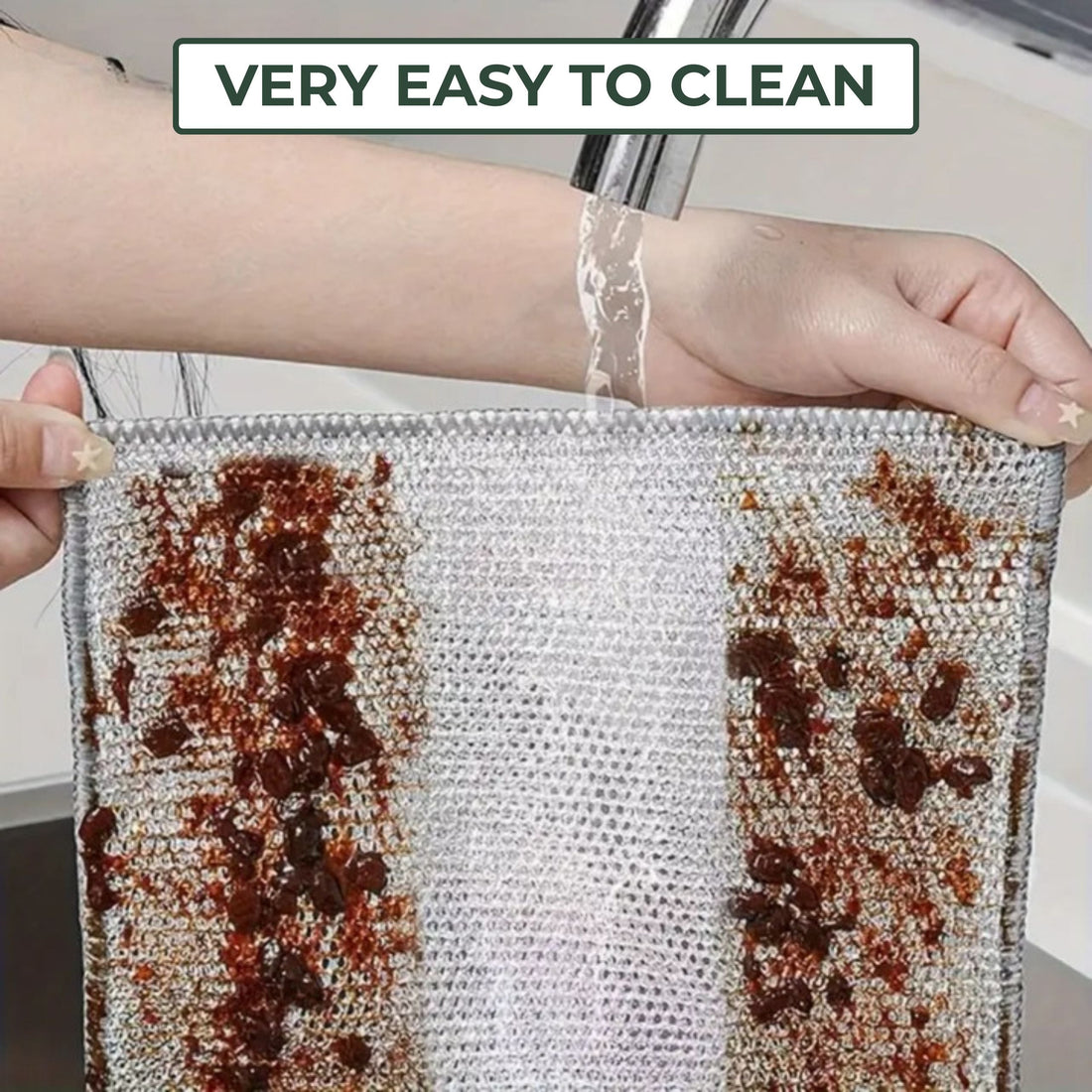 Scrub Single – Hygienic Mesh for Tough, Scratch-Free Cleaning (20x20cm)
