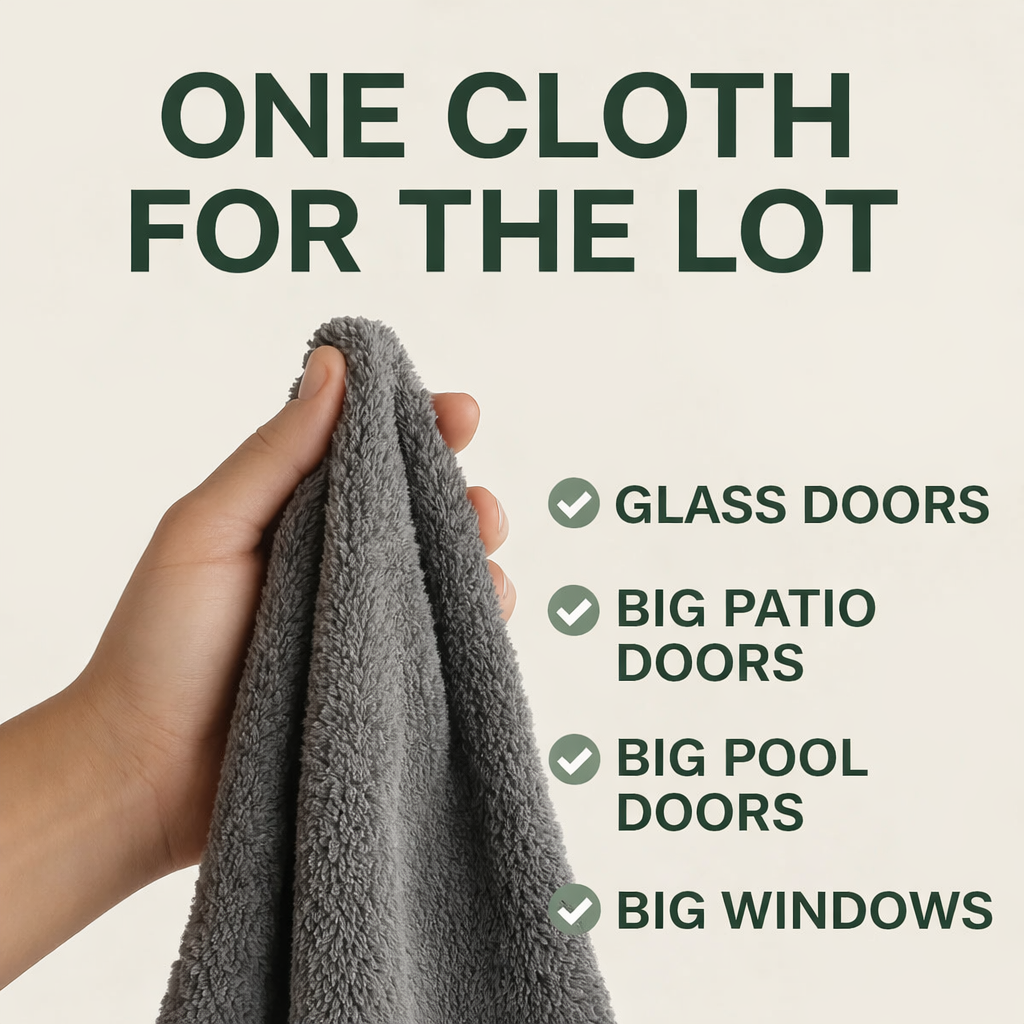 XXL — Window & Glass Door Cleaning Cloth (60×40 cm)