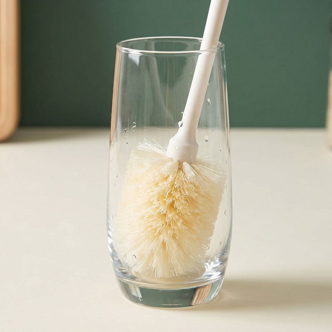 Bottle Brush – Soft Bristle Cleaning Brush for Bottles, Glasses & Carafes