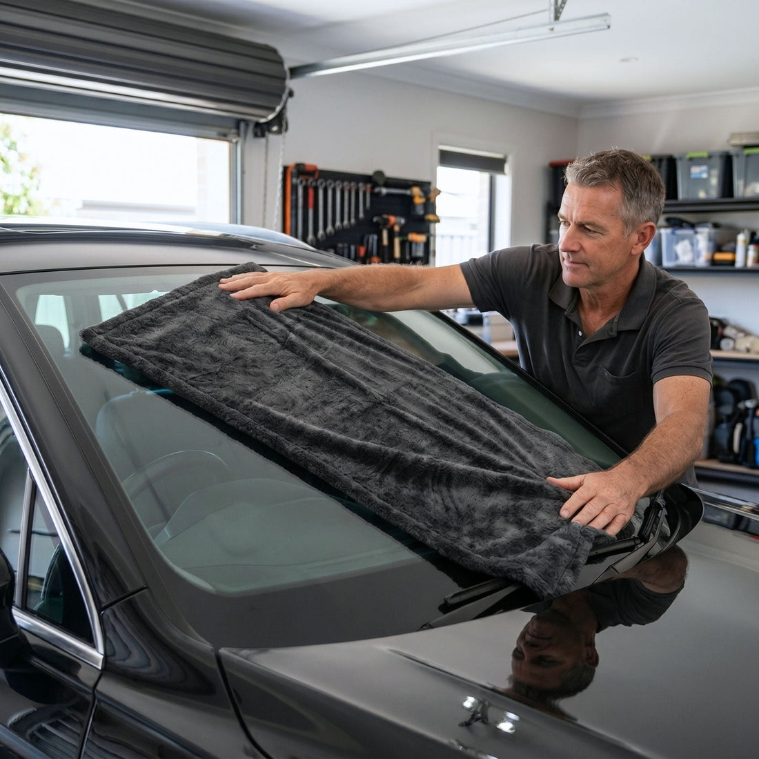 Mammoth Towel – 1300 GSM Car Cleaning & Drying Cloth (90×60 cm)
