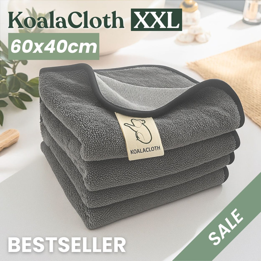 XXL Bundle (60x40cm) – Streak-Free Cleaning With Just Water