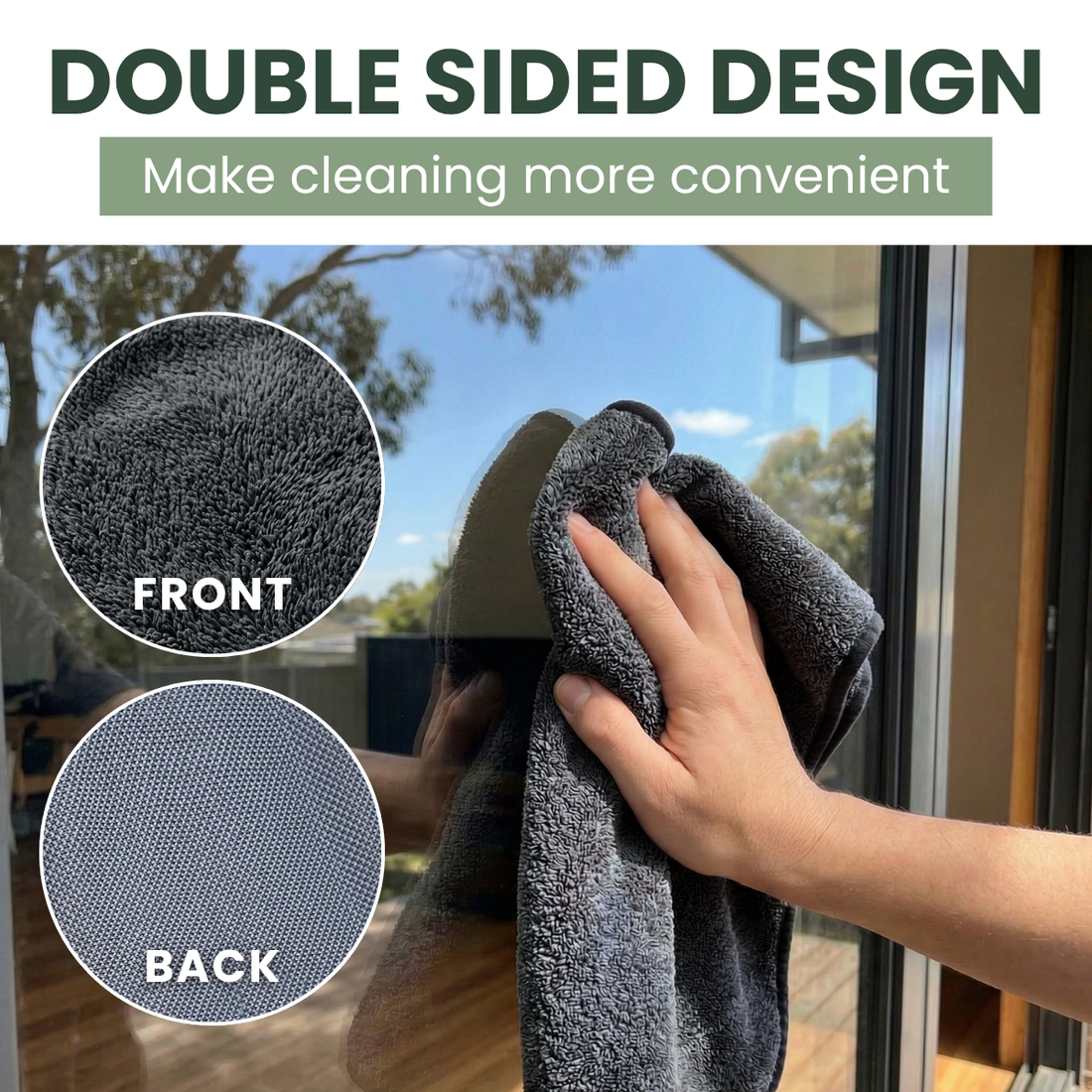 XXL Bundle (60x40cm) – Streak-Free Cleaning With Just Water